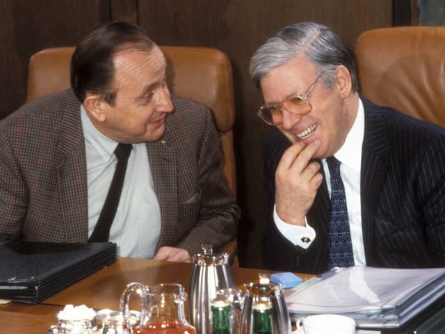 Genscher und Schmidt Genscher und Schmidt