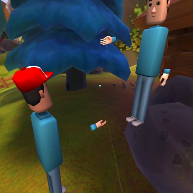 Zwei Avatare der Social-VR-Plattform «AltspaceVR» Zwei Avatare der Social-VR-Plattform «AltspaceVR»