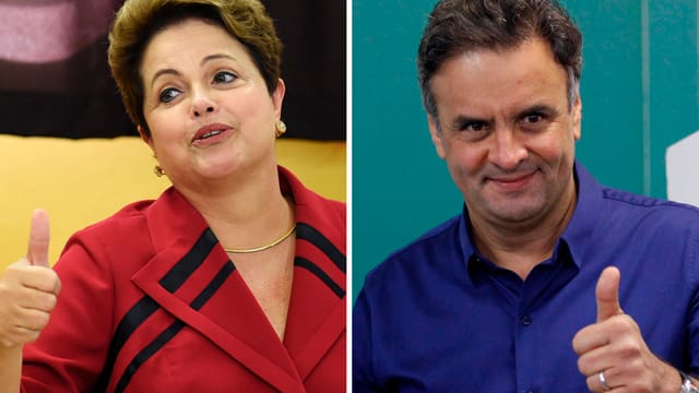 Rousseff und Neves Rousseff und Neves