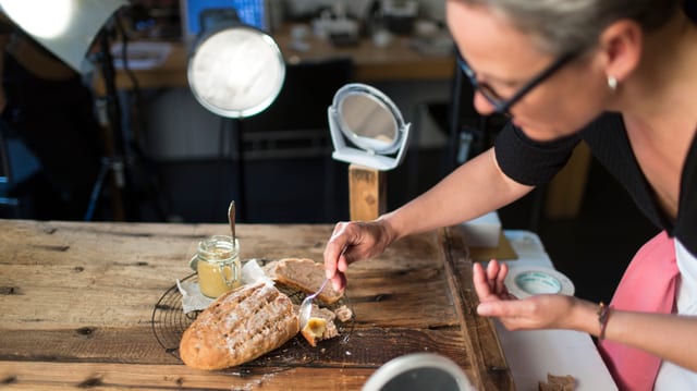 Fotoshooting für ein Brot Fotoshooting für ein Brot
