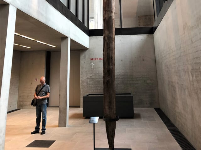 Untergeschoss der James-Simon-Galerie in Berlin. Untergeschoss der James-Simon-Galerie in Berlin.
