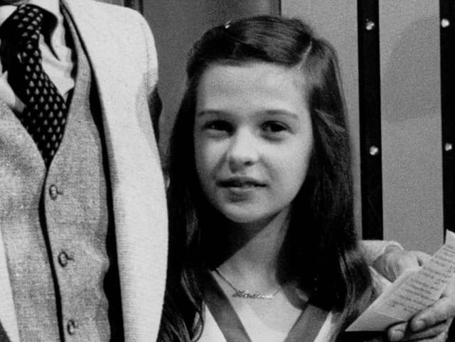 Andrea Jürgens als 10-Jährige an der Seite von Dieter Thomas Heck. Andrea Jürgens als 10-Jährige an der Seite von Dieter Thomas Heck.