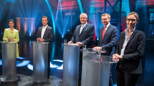 Die Spitzenkandidaten der kleineren Partein Die Spitzenkandidaten der kleineren Partein