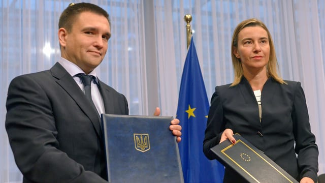Klimkin und Mogherini Klimkin und Mogherini