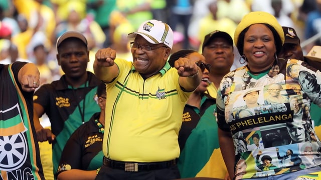 Der ehemalige Präsident Zuma. Der ehemalige Präsident Zuma.