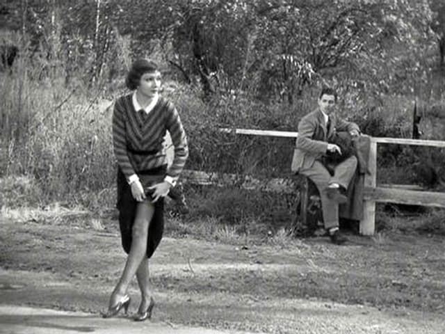 Claudette Colbert and Clark Gable im Film «It happened in one night». Claudette Colbert and Clark Gable im Film «It happened in one night».