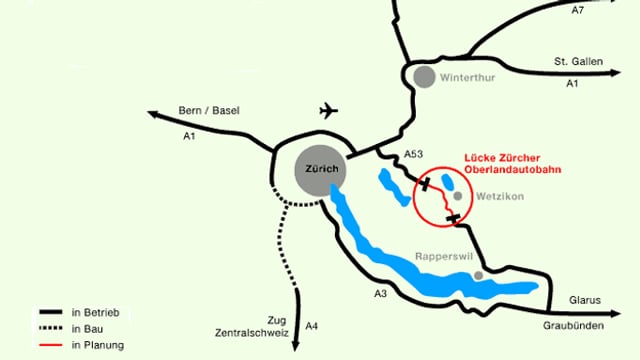 Karte mit dem noch fehlenden Abschnitt rot umsrandet. Karte mit dem noch fehlenden Abschnitt rot umsrandet.