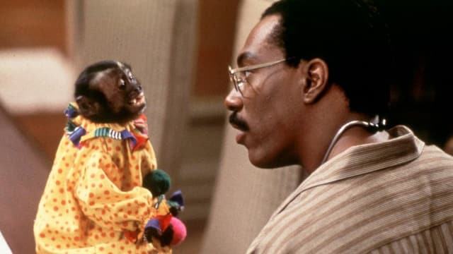 Eddie Murphy spielte 1998 den Tierfreund in «Doctor Dolittle». Hier mit einem Äffchen. Eddie Murphy spielte 1998 den Tierfreund in «Doctor Dolittle». Hier mit einem Äffchen.