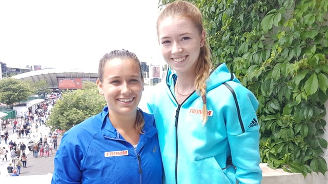 Ylena In-Albon und Simona Waltert. Ylena In-Albon und Simona Waltert.