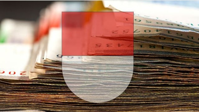 Geld mit Solothurner Kantonswappen Geld mit Solothurner Kantonswappen