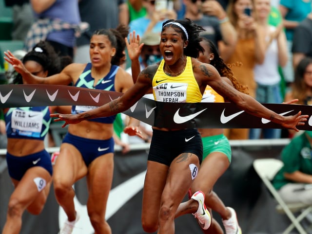 Elaine Thompson-Herah. Elaine Thompson-Herah.