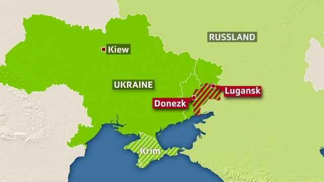 Karte Ukraine und Russland Karte Ukraine und Russland