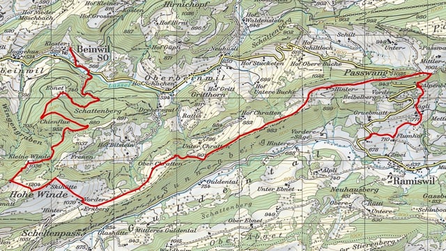 Etappe 3: Beinwil - Ramiswil Etappe 3: Beinwil - Ramiswil