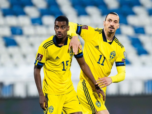 Zlatan Ibrahimovic und Alexander Isak