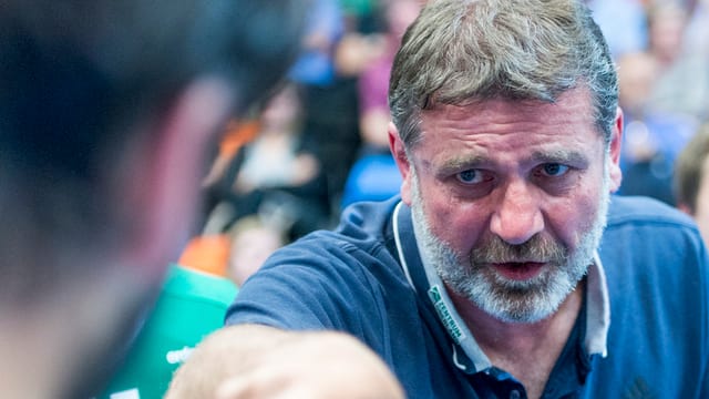 Martin Rubin als Trainer bei Wacker Thun. Martin Rubin als Trainer bei Wacker Thun.