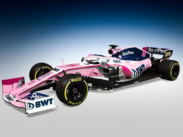 Der neue Bolide des Racing Point Teams.