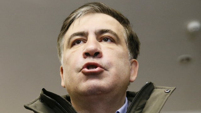 Der ehemalige georgische Präsident Michail Saakaschwili Der ehemalige georgische Präsident Michail Saakaschwili