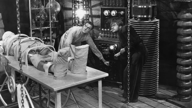 Standbild aus dem Horrorklassiker «Frankenstein» von 1931 Standbild aus dem Horrorklassiker «Frankenstein» von 1931