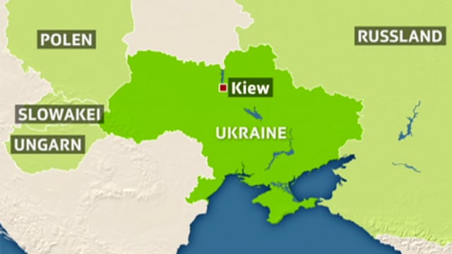 Eine Karte der Ukraine. Eine Karte der Ukraine.