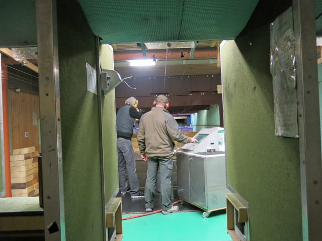 Schütze im Schiesskeller