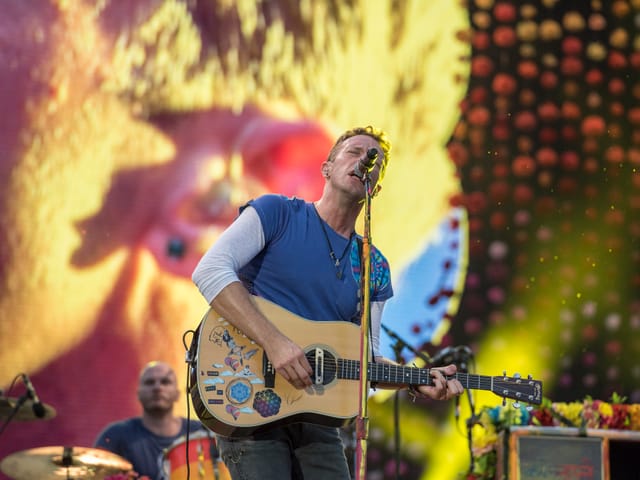 Coldplay live aus dem Letzigrund.