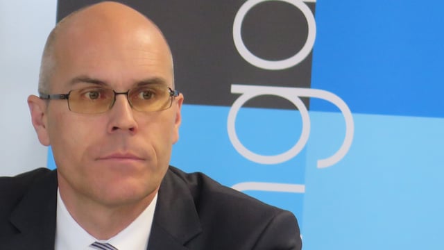 Bankratspräsident Dieter Egloff vertraut Pascal Koradi