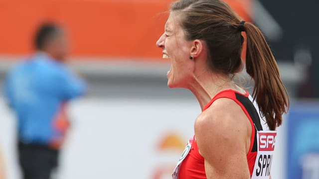 Lea Sprunger sprintet über 200 m so schnell wie noch nie. Lea Sprunger sprintet über 200 m so schnell wie noch nie.