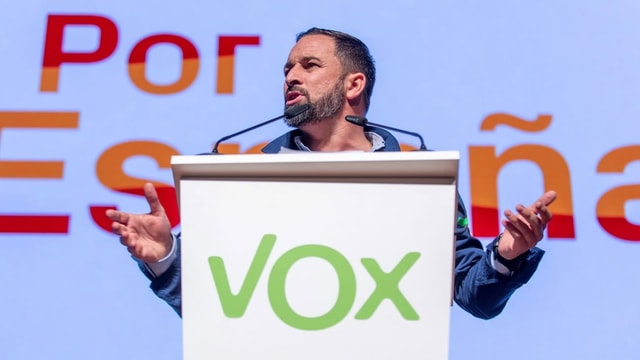 Porträt Santiago Abascal. Porträt Santiago Abascal.