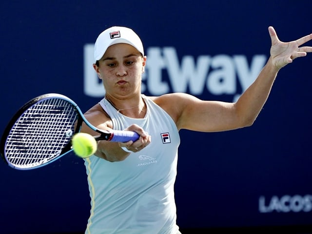 Ashleigh Barty steht wieder in einem Endspiel. Ashleigh Barty steht wieder in einem Endspiel.