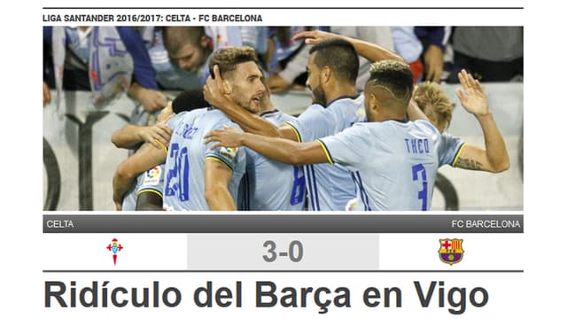 Screenshot: sport.es Screenshot: sport.es