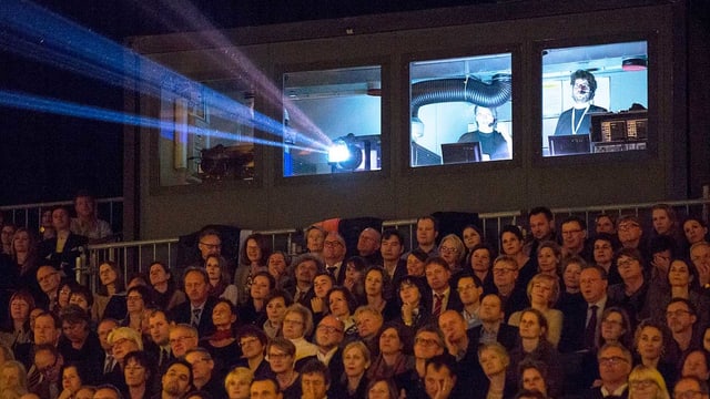 Zuschauer im Kino Zuschauer im Kino