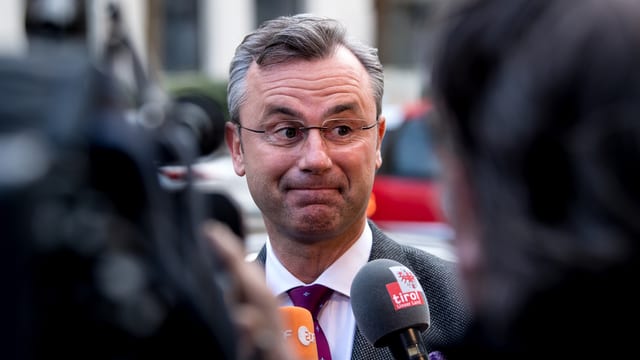 Norbert Hofer am Brenner-Gipfel in München. Norbert Hofer am Brenner-Gipfel in München.