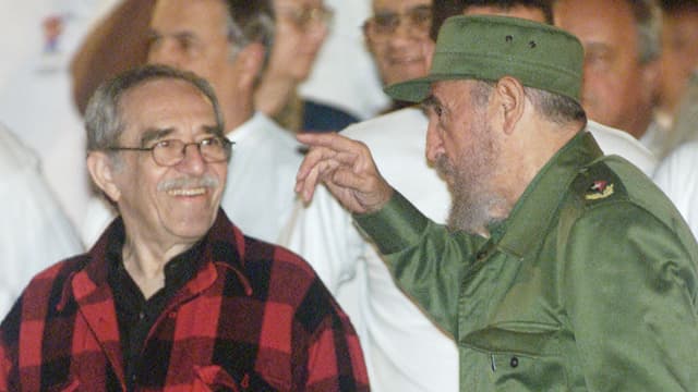 Garcia und Fidel im Gespräch. Garcia und Fidel im Gespräch.