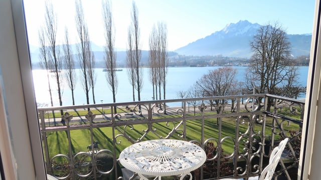 Zimmer mit Aussicht auf See und Pilatus Zimmer mit Aussicht auf See und Pilatus