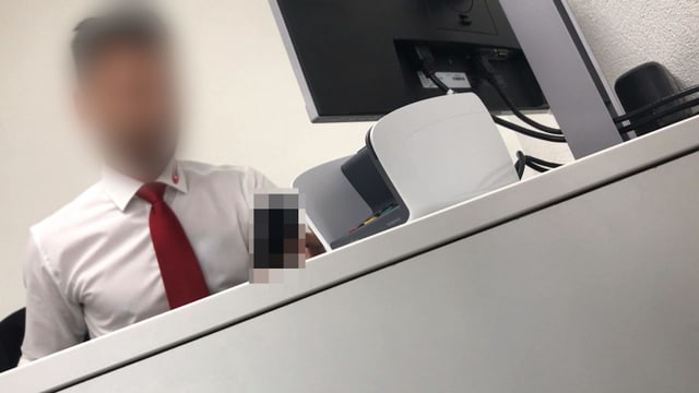 Verkäufer gepixelt Verkäufer gepixelt
