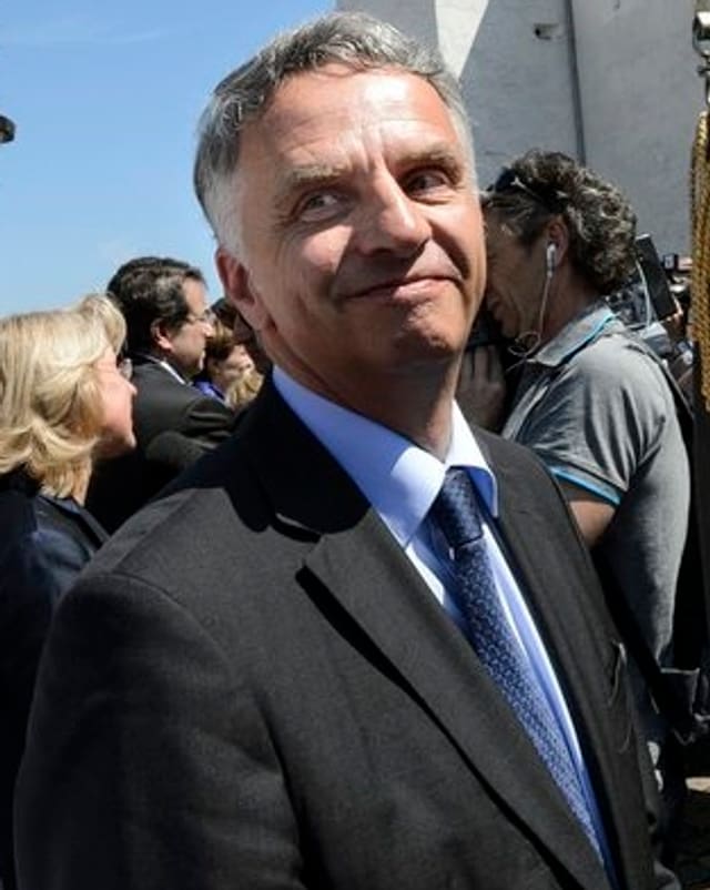 Lächelnder Didier Burkhalter. Lächelnder Didier Burkhalter.