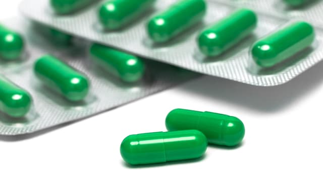 Grüne Tabletten