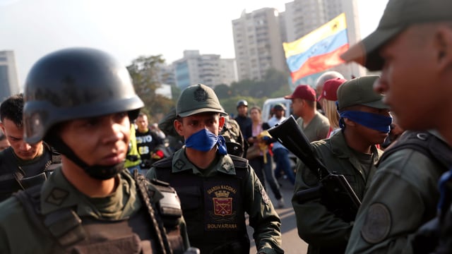 Soldaten in Caracas Soldaten in Caracas