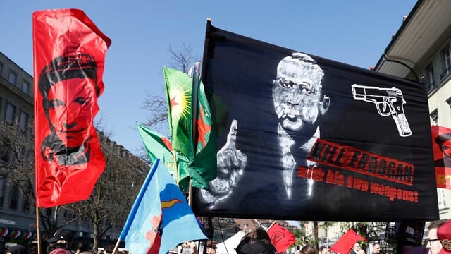 Plakat an Demo Plakat an Demo
