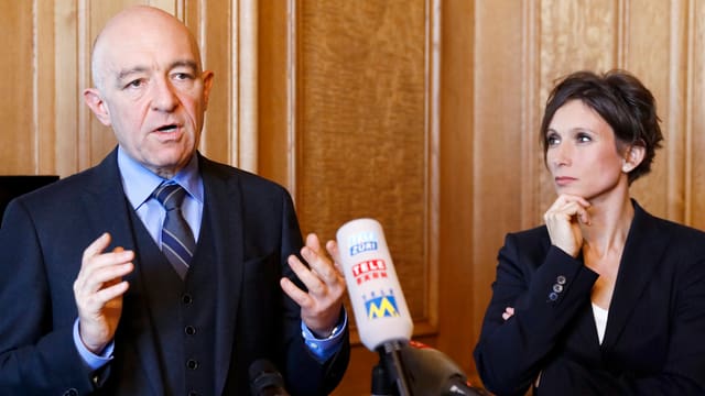 Ständerätin Bruderer und Ständerat Jositsch. Ständerätin Bruderer und Ständerat Jositsch.