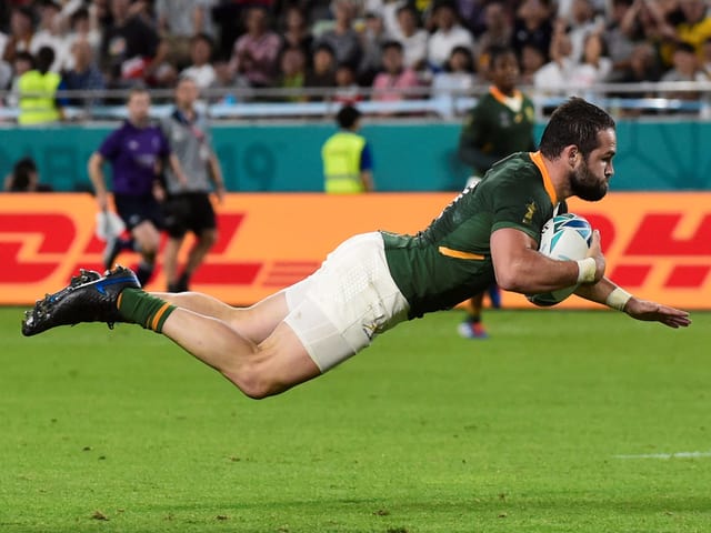 Südafrikas Cobus Reinach. Südafrikas Cobus Reinach.