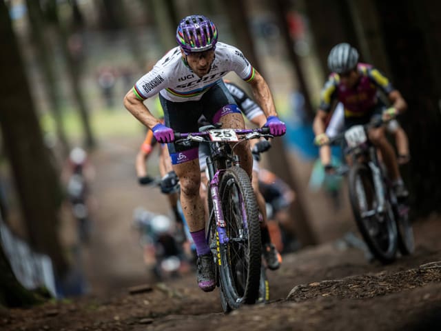 Nino Schurter in Nove Mesto. Nino Schurter in Nove Mesto.