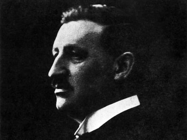 Schwarz-weiss-Porträtfoto des Schweizer Mathematikers Marcel Grossmann Schwarz-weiss-Porträtfoto des Schweizer Mathematikers Marcel Grossmann