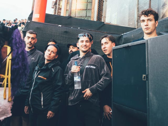 Yung Hurn mit seiner Entourage am Konzert von Lil Uzi Vert. Yung Hurn mit seiner Entourage am Konzert von Lil Uzi Vert.