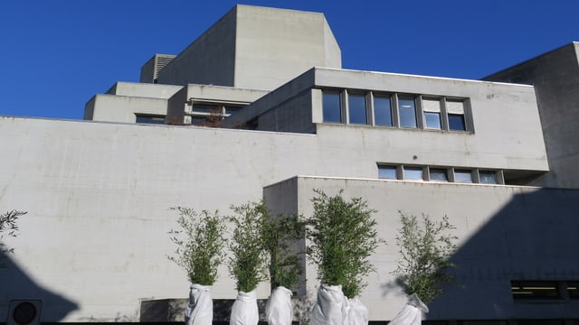 Das St. Galler Stadttheater aus den 1960er Jahren. Das St. Galler Stadttheater aus den 1960er Jahren.