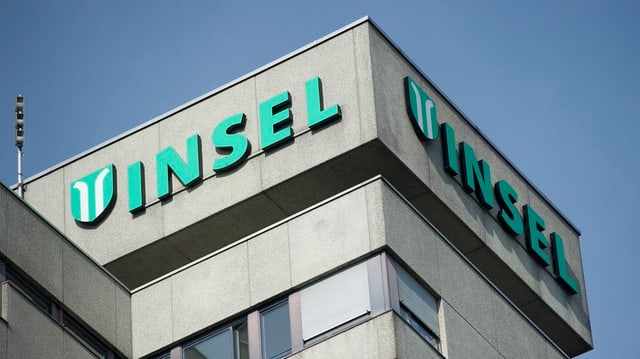 Das Hochhaus des Berner Inselspitals. Das Hochhaus des Berner Inselspitals.