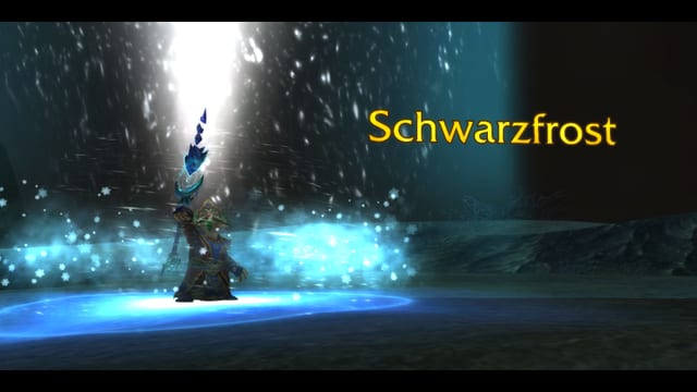 Der Eismagier und sein Stab. Der Eismagier und sein Stab.