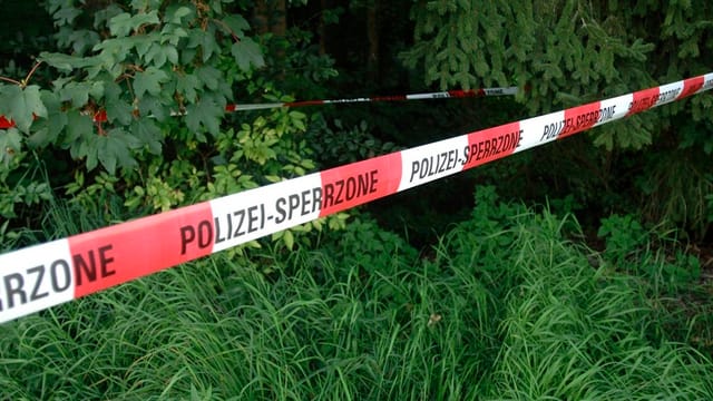 Absperrband der Polizei Absperrband der Polizei