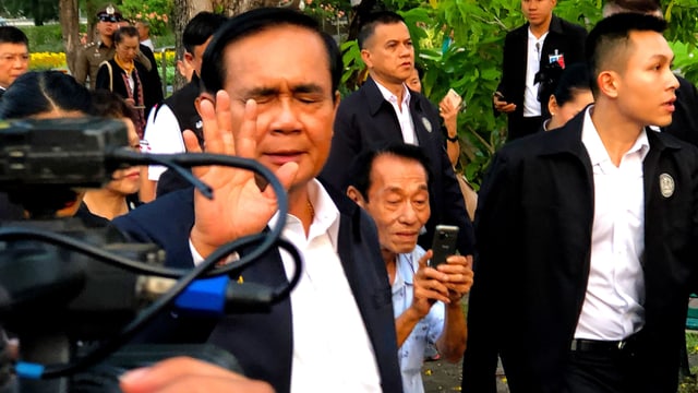 Junta-Chef Prayuth Chan-o-cha. Junta-Chef Prayuth Chan-o-cha.