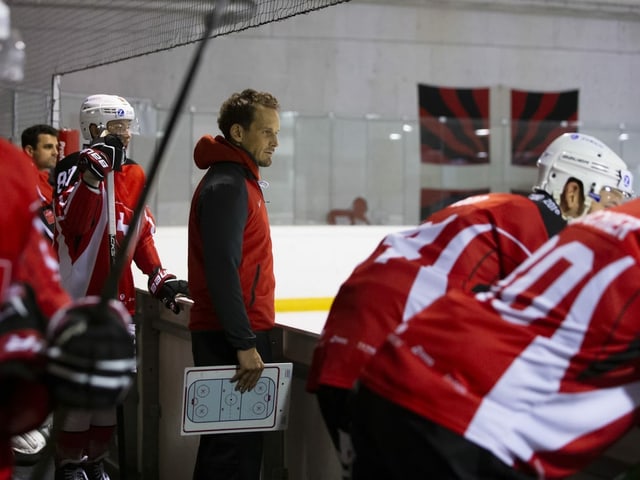 Nationaltrainer Patrick Fischer. Nationaltrainer Patrick Fischer.